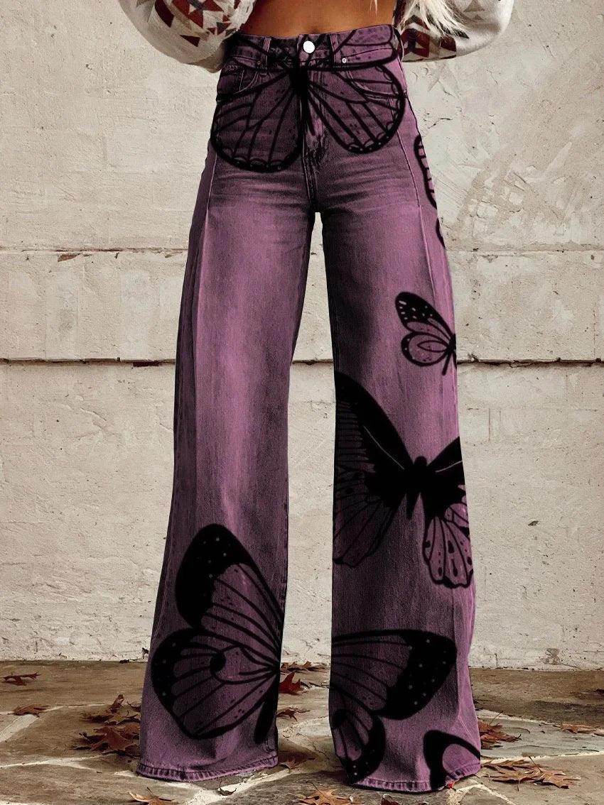 European And American Plus Size Women's Denim Casual Pants - Magellan Fashion Shop