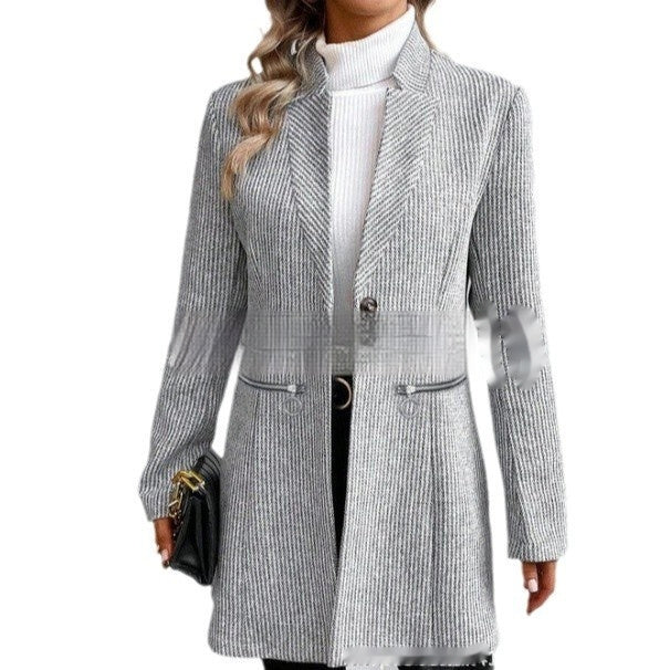 Woolen Jacket Zipper