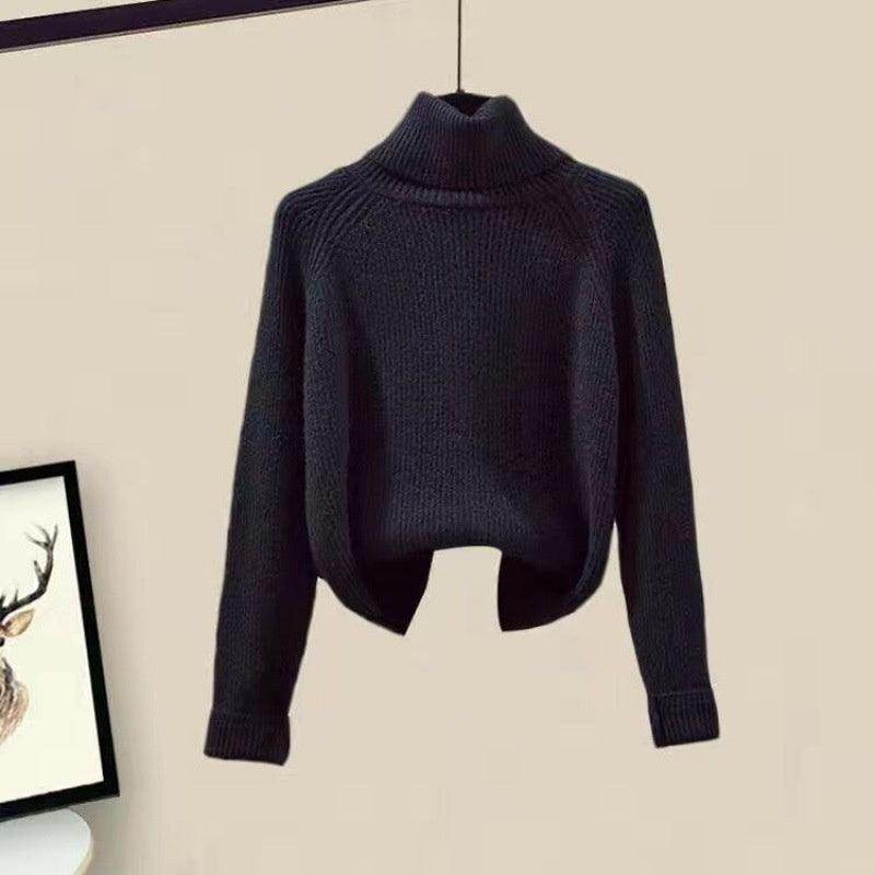 Women's Sweater Down Cotton Jacket Casual Pants Set - Magellan Fashion Shop