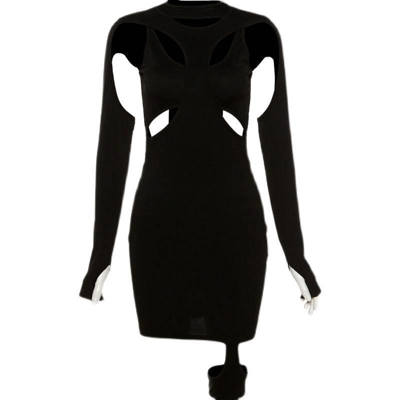 Hot Girl Hollow Out Short Package Hip Skirt Outerwear - Magellan Fashion Shop