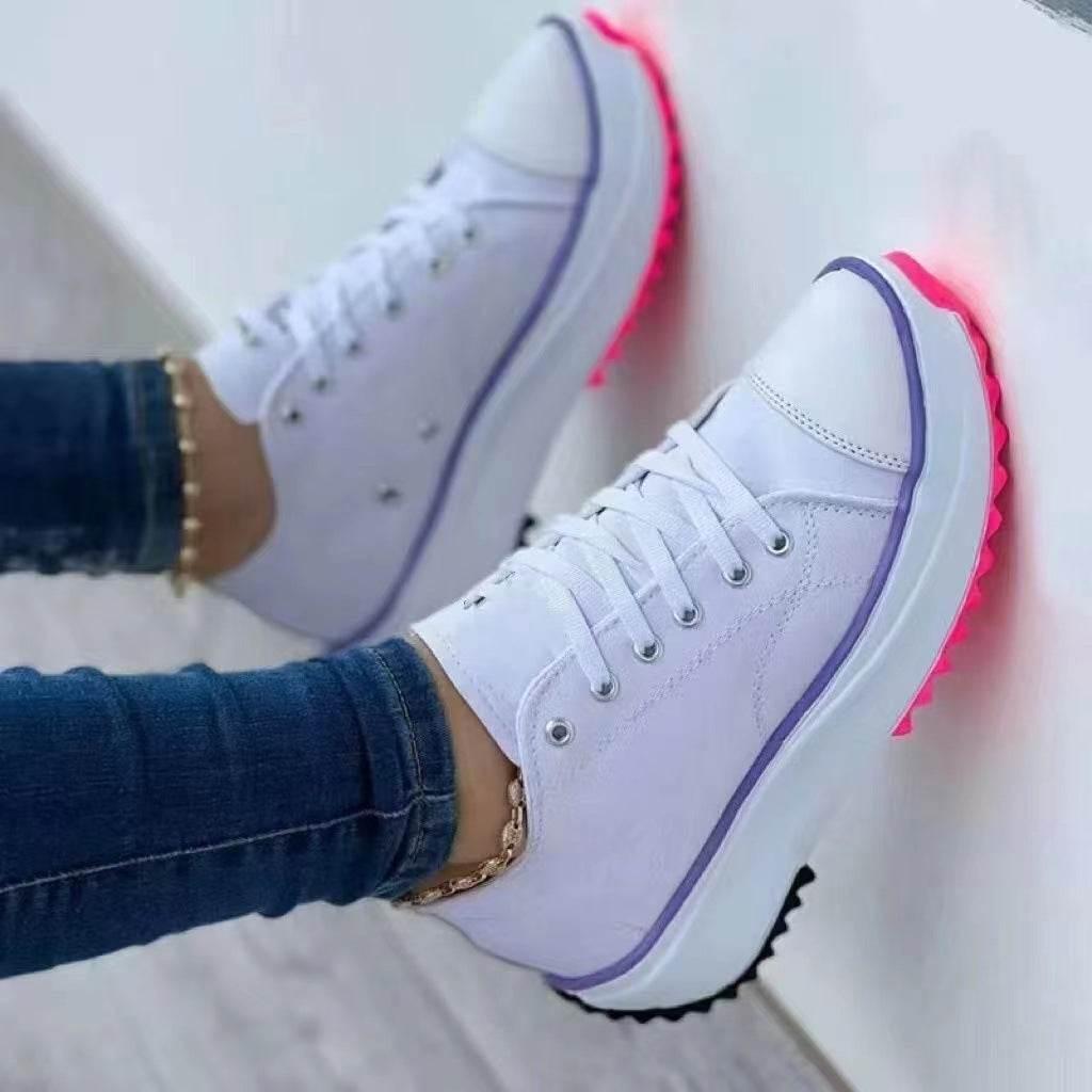 Women's Canvas High Top Casual Shoes - Magellan Fashion Shop