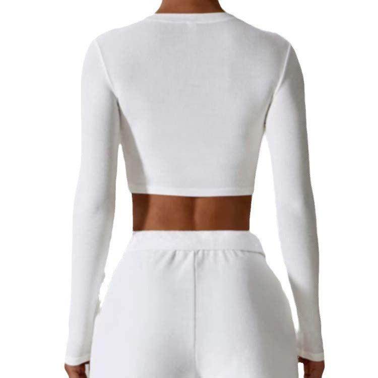 Fitness Sports Casual Long Sleeve Top - Magellan Fashion Shop