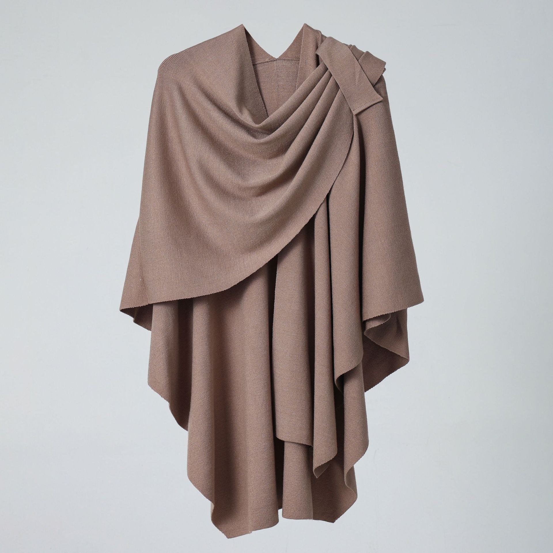 Solid Color Simple Side Strap Shawl Knitted Shoulder Strap
