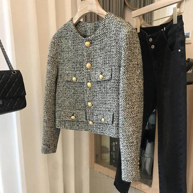 Women's New Style Short Tweed Temperament - Magellan Fashion Shop