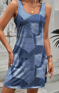Mini Dress With Shoulder Cutouts Machine Washable - Magellan Fashion Shop