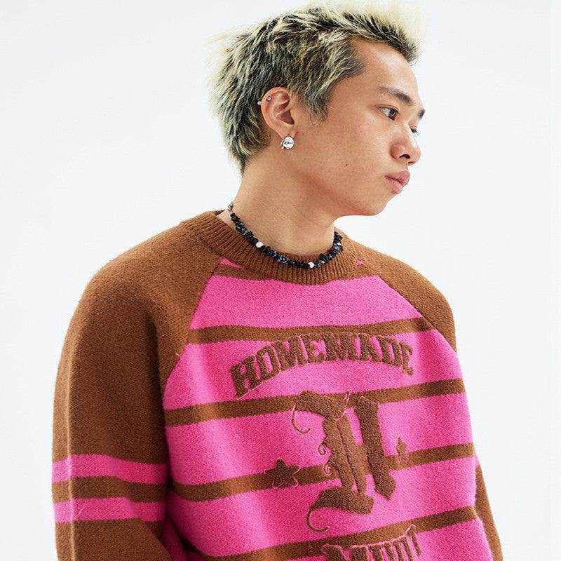 American Plush Striped Tattered Sweaters Cut Men And Women - Magellan Fashion Shop