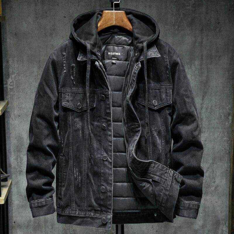 Thick denim jacket men - Magellan Fashion Shop