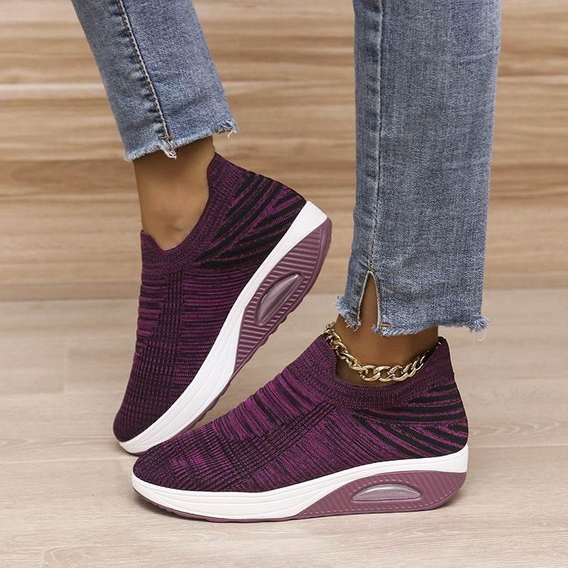 Stripe Shoes Air Cushion Shoes Breathable - Magellan Fashion Shop