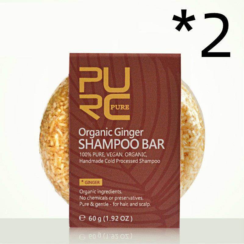 Anti-Dandruff, Oil-Control Nourishing Handmade -Flower Root And Ginger Shampoo Soap - Magellan Fashion Shop