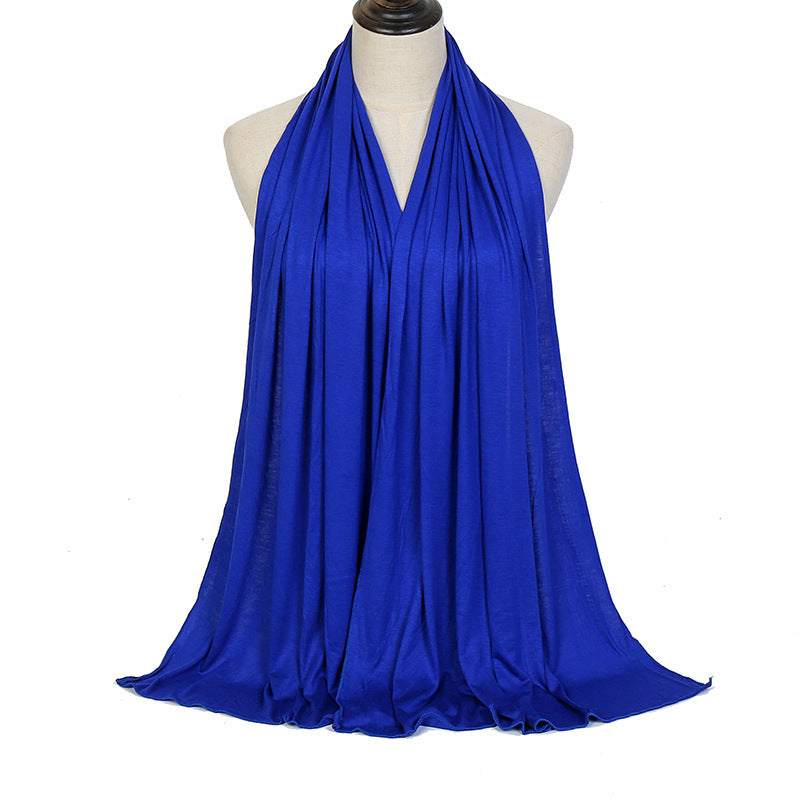 Solid Color Cotton Warm Shawl