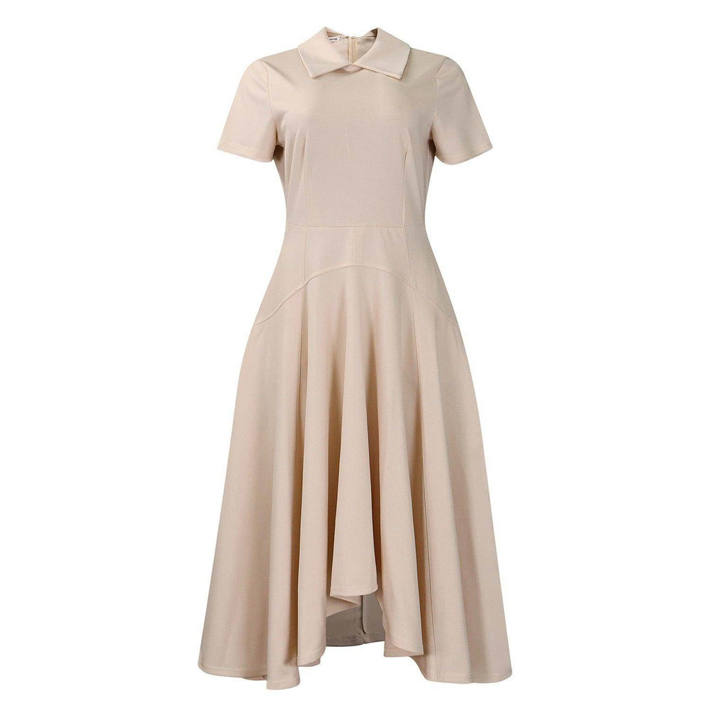 Fashion Temperament High Waist Banquet Large Swing Elegant Evening Party Africa Dress - Magellan Fashion Shop