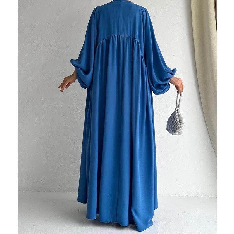 Women's Fashion Dress Lace-up Waist-controlled Baggy Coat Long - Magellan Fashion Shop