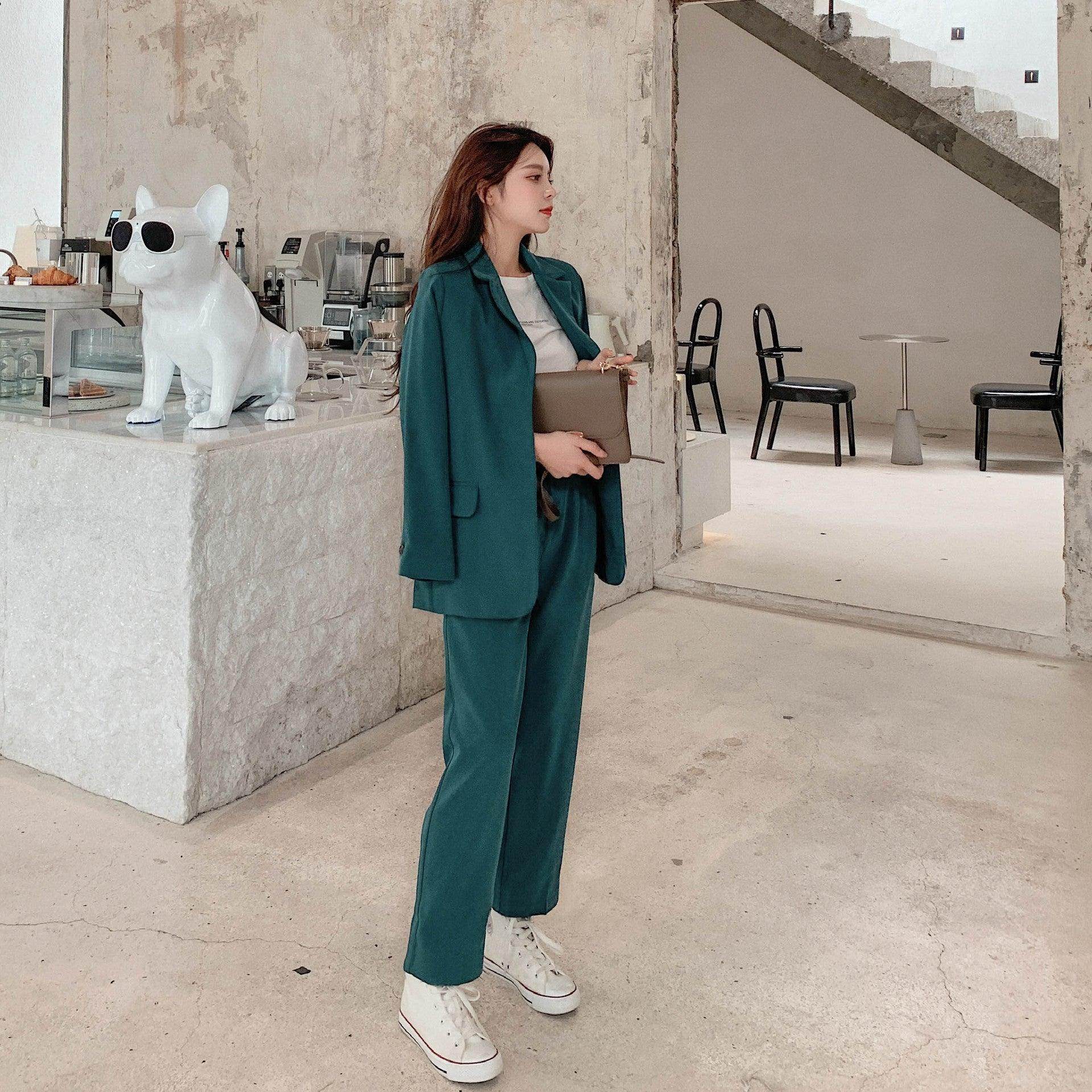 British Style Ins Casual Suit Suit Women - Magellan Fashion Shop