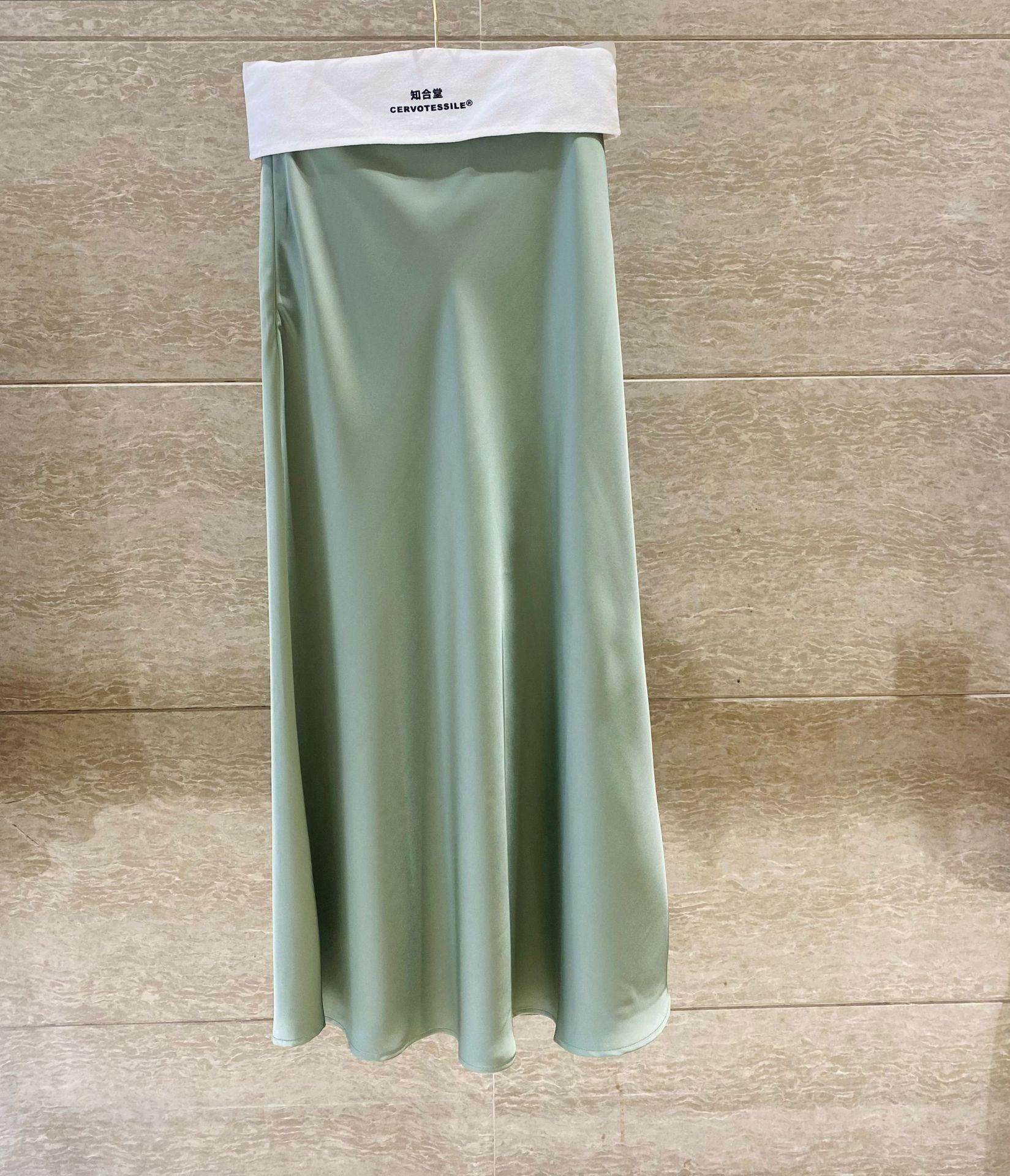 Satin Temperament Skirt - Magellan Fashion Shop