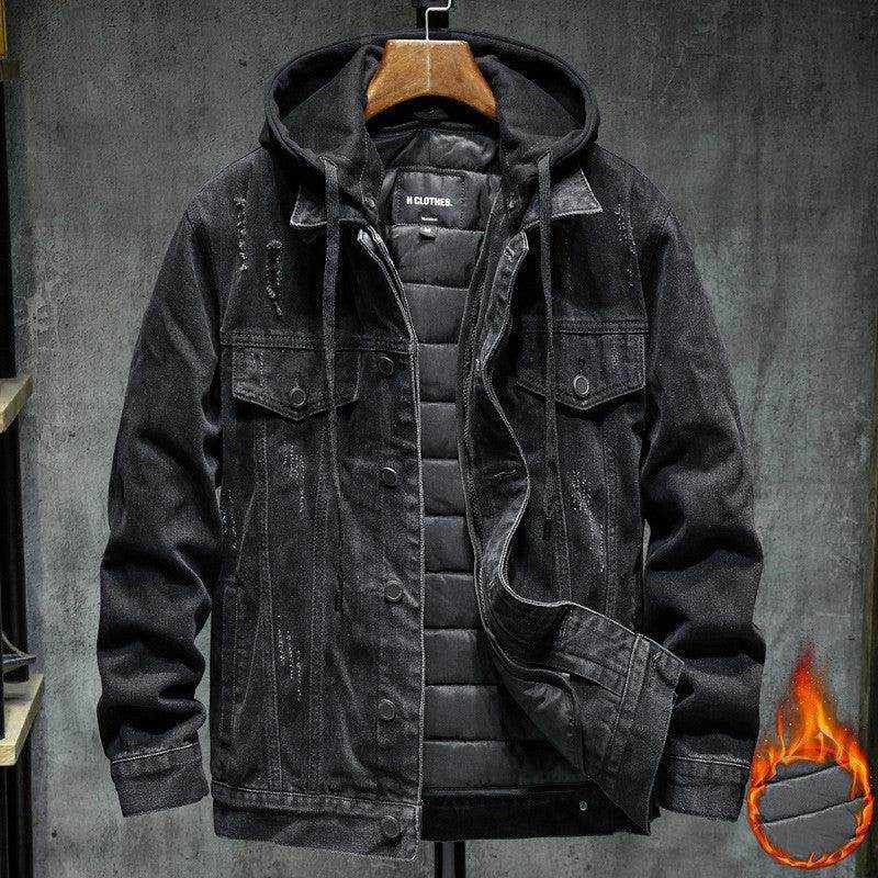 Thick denim jacket men - Magellan Fashion Shop
