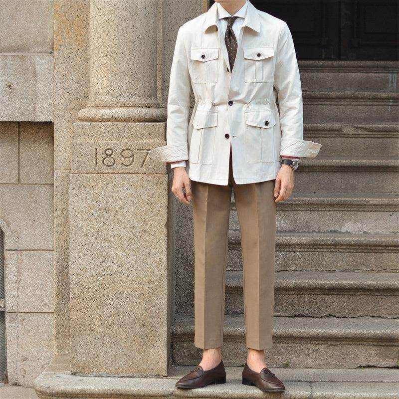 Vintage Lapel Hunting Jacket Jacket For Men - Magellan Fashion Shop