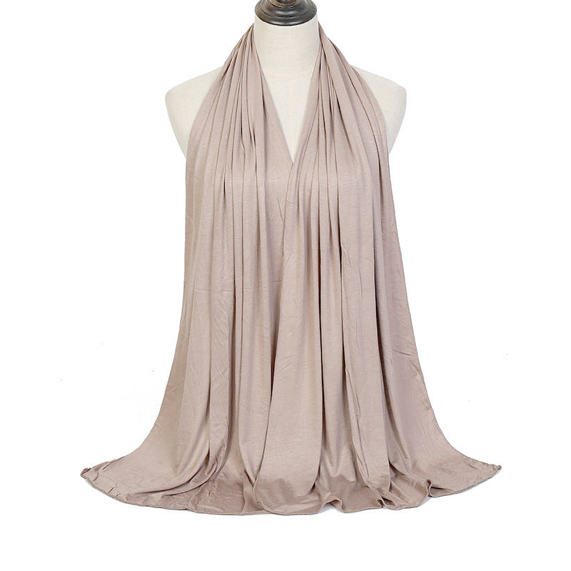 Solid Color Cotton Warm Shawl