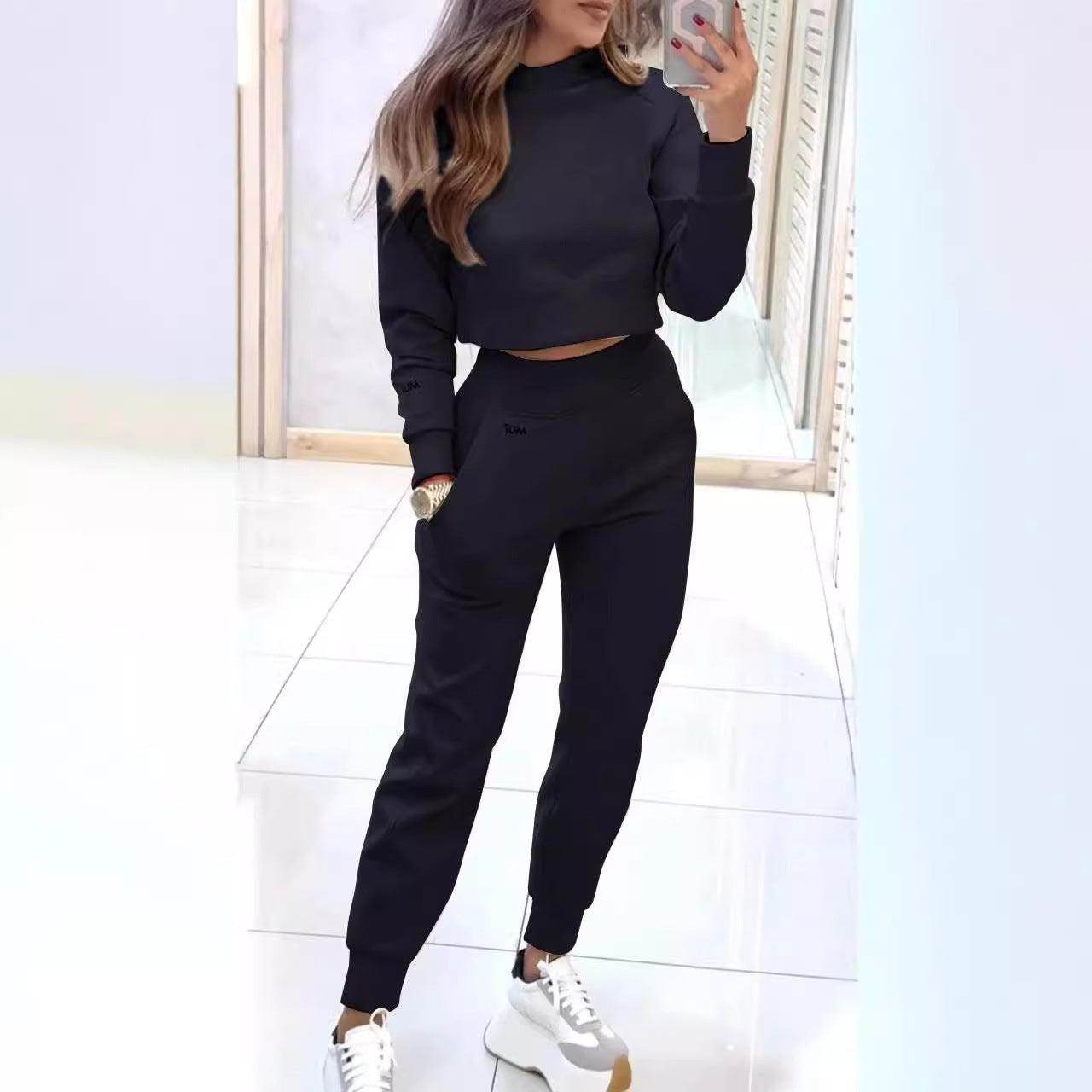 Stand Collar Sports Suit - Magellan Fashion Shop