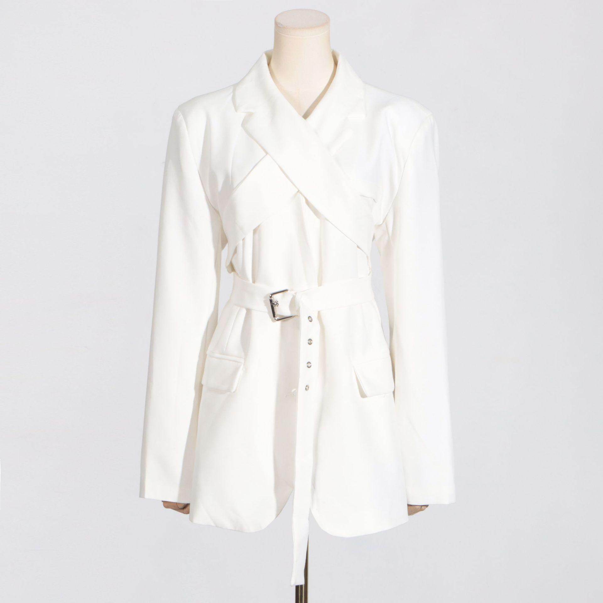 Fashion Personality Solid Color Suit Coat For Women - Magellan Fashion Shop