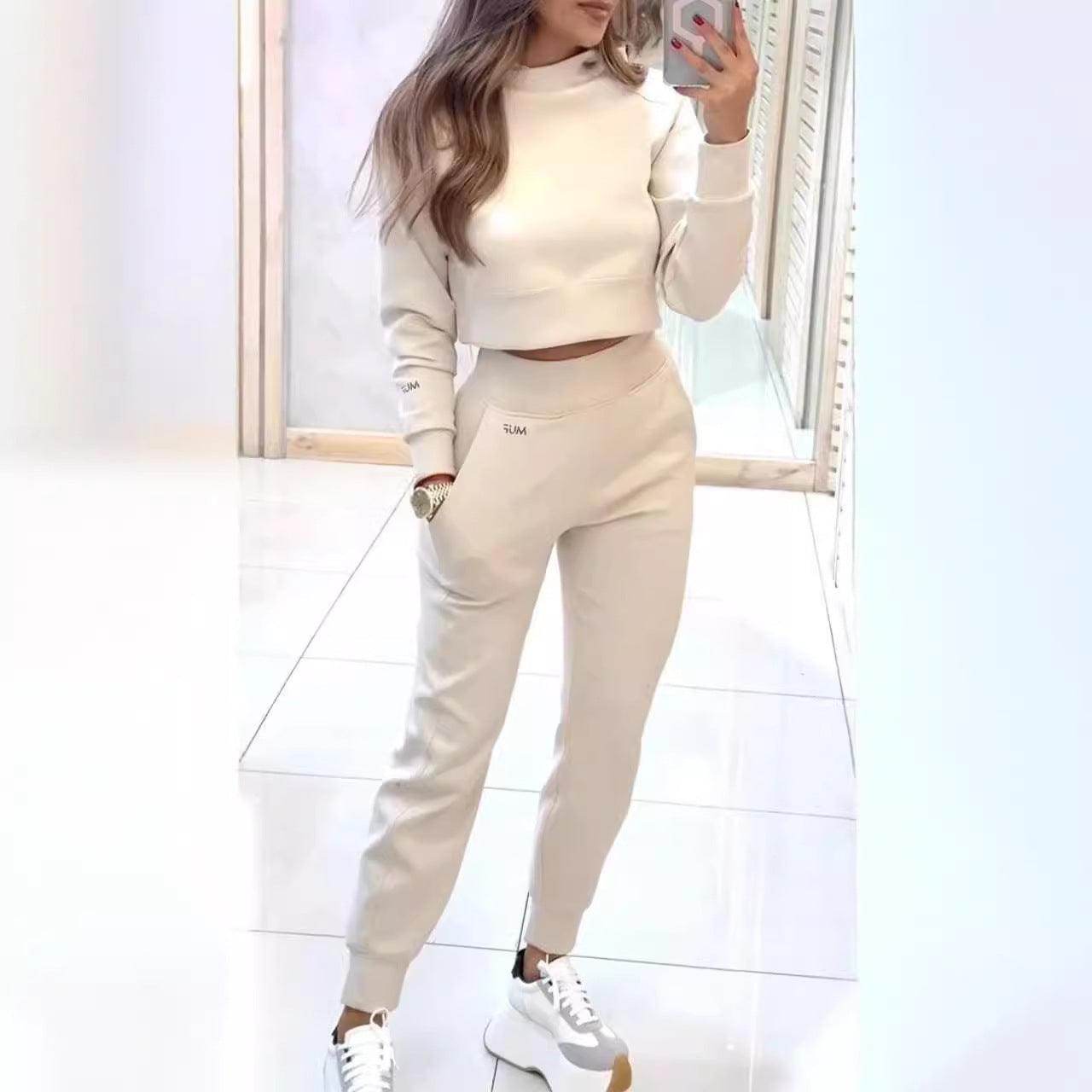Stand Collar Sports Suit - Magellan Fashion Shop