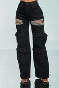 Women's Hollow-out Diamond Decorations Multi-pocket - Magellan Fashion Shop