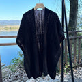 Outerwear Coat Cape Knitted - Magellan Fashion Shop