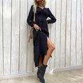 New Spring Solid Color Jacquard Dress - Magellan Fashion Shop