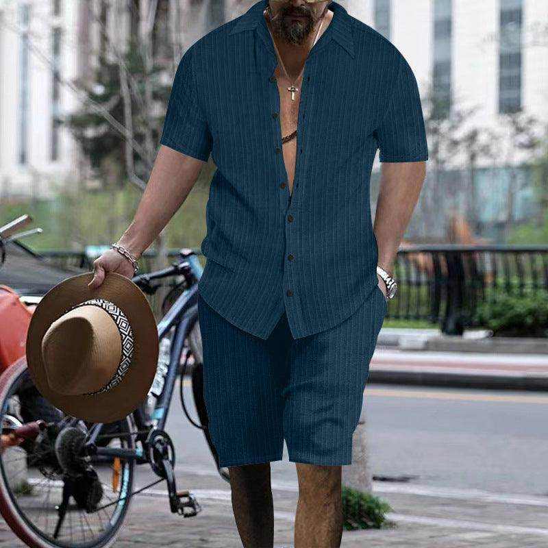 Casual Jacquard Sportswear Summer Men - Magellan Fashion Shop