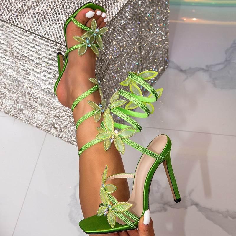 Fashion Personality Bow Stiletto Sandals - Magellan Fashion Shop