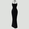 Halter Spaghetti Straps Leopard Print Slim Fit - Magellan Fashion Shop