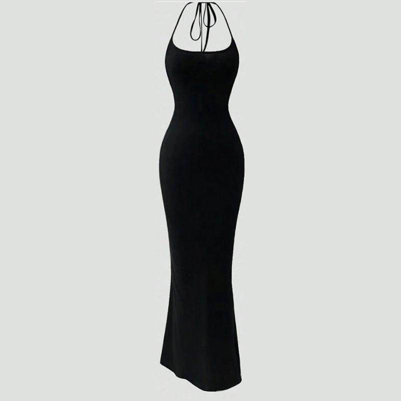 Halter Spaghetti Straps Leopard Print Slim Fit - Magellan Fashion Shop