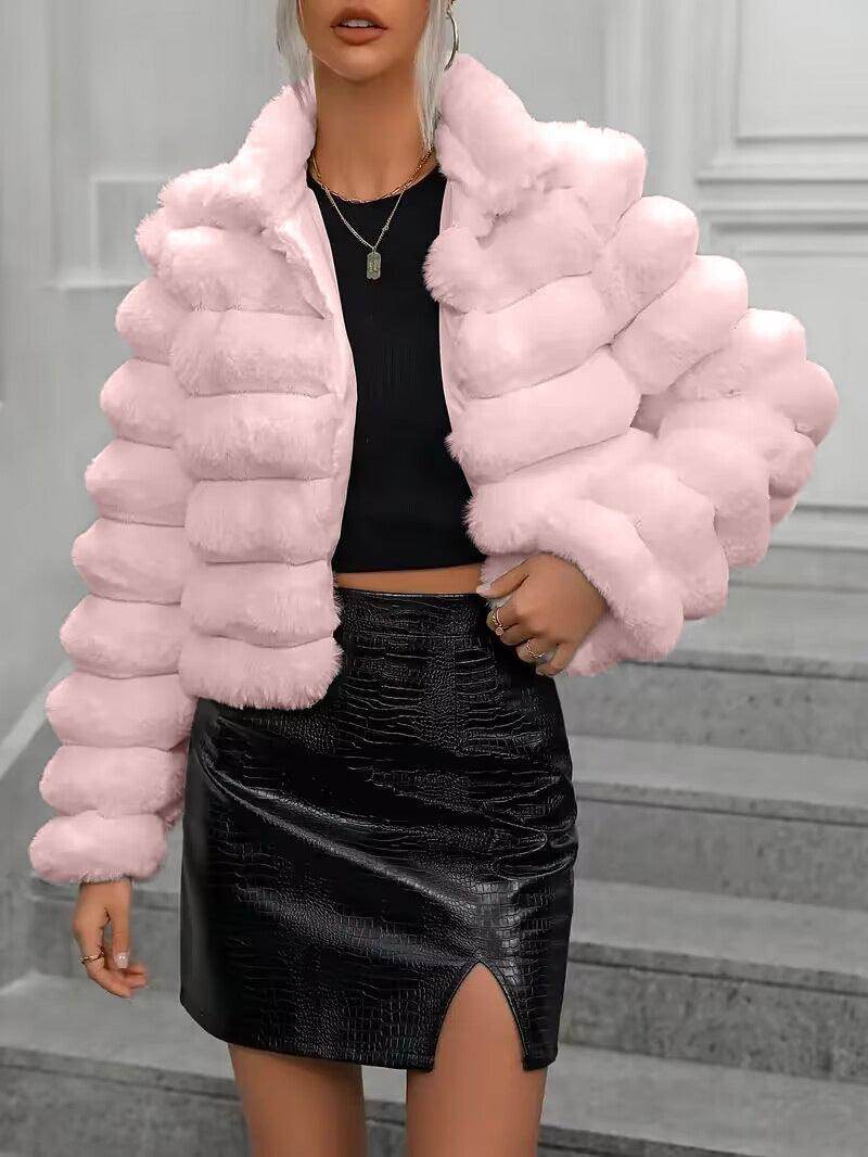 Autumn And Winter Imitation Fur Coat Short Women - Magellan Fashion Shop