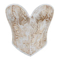 Golden Printing Strapless Women's top Top Chest Support - Magellan Fashion Shop
