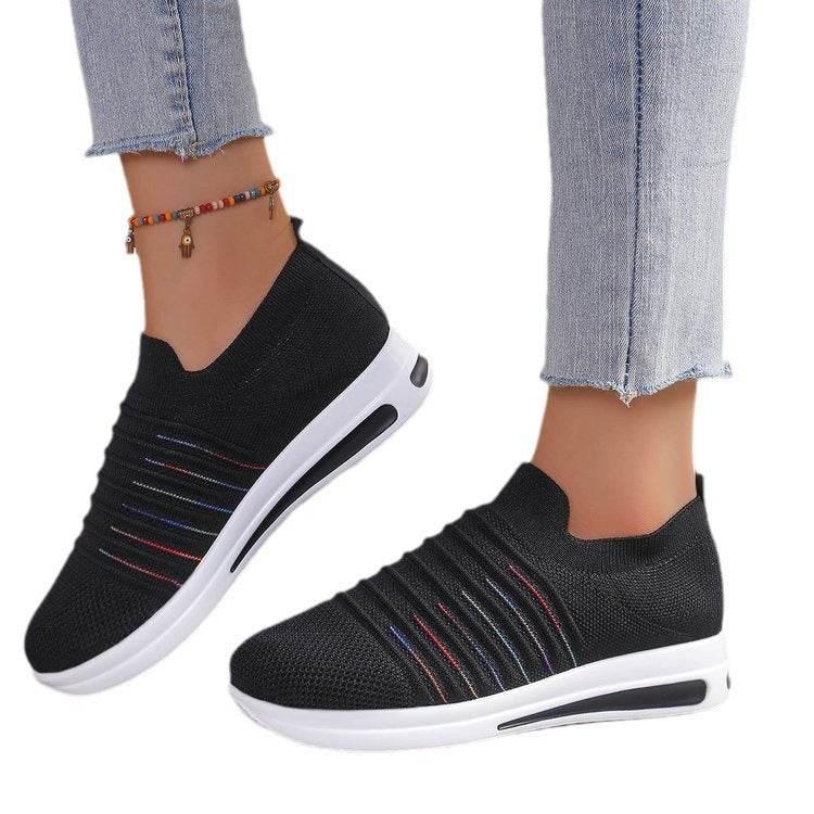Plus Size Casual Pumps Flyknit - Magellan Fashion Shop
