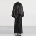 Retro Design Pleated Batwing Sleeve Autumn Winter - Magellan Fashion Shop