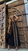 European And American Sleeveless Sling Neck Backless Dress Women - Magellan Fashion Shop