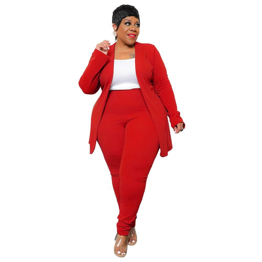 Casual Long Sleeve Pants Suit - Magellan Fashion Shop
