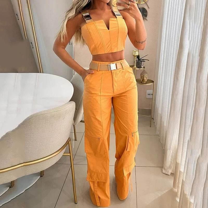 Spaghetti straps with pants - Magellan Fashion Shop