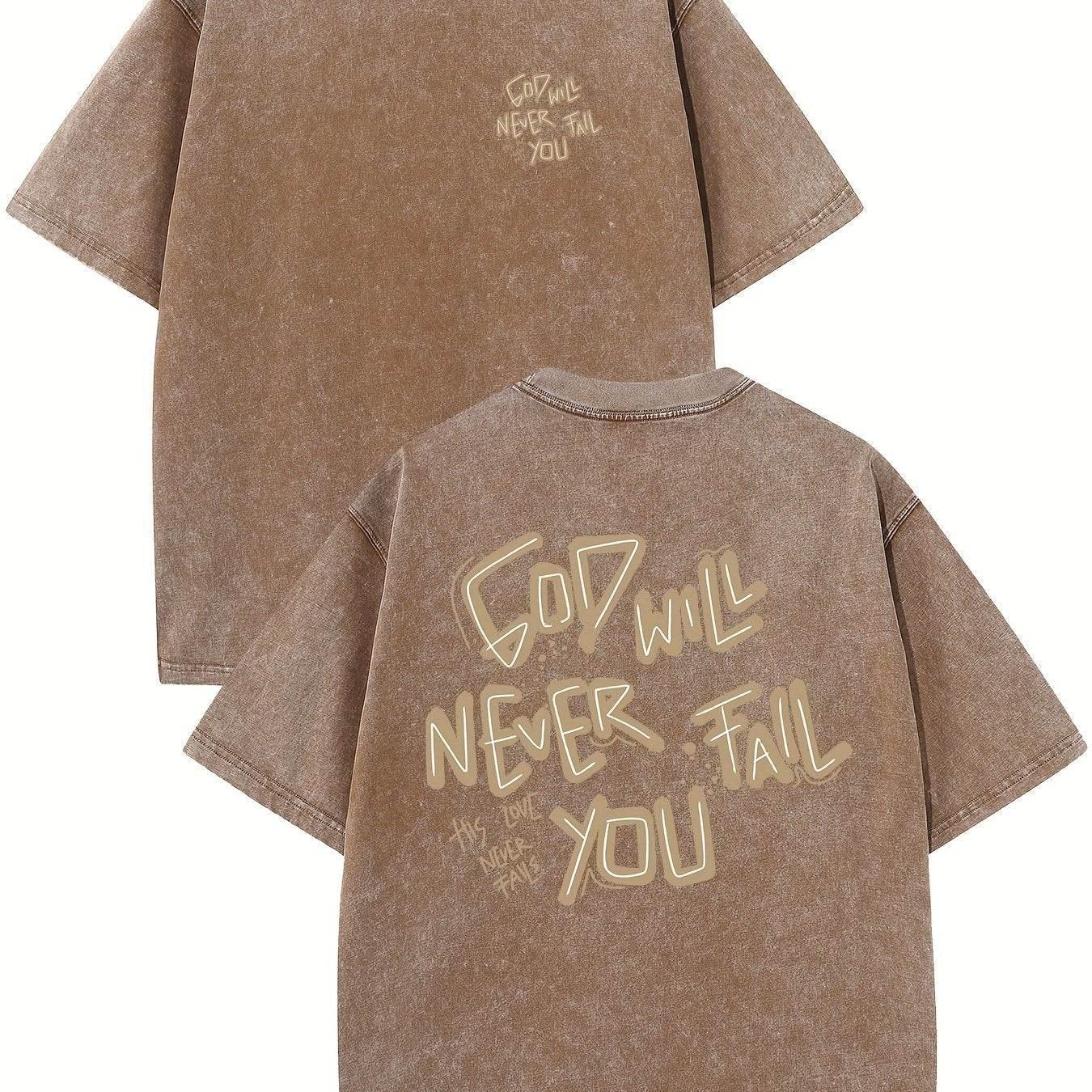 Retro Washed High Quality Cotton Pattern T-shirt - Magellan Fashion Shop