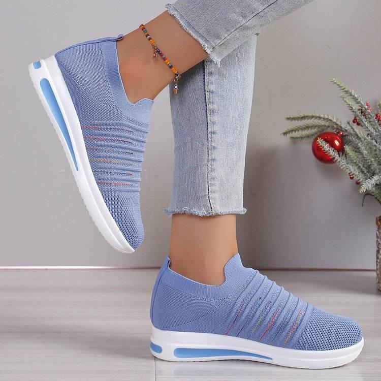 Plus Size Casual Pumps Flyknit - Magellan Fashion Shop
