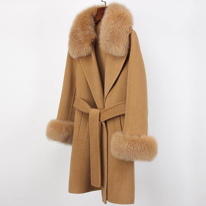 Double-faced Wool Overcoat Long High-end - Magellan Fashion Shop