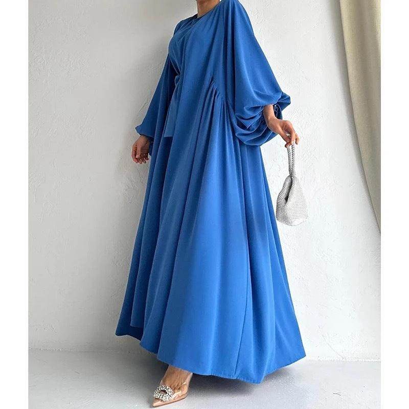 Women's Fashion Dress Lace-up Waist-controlled Baggy Coat Long - Magellan Fashion Shop