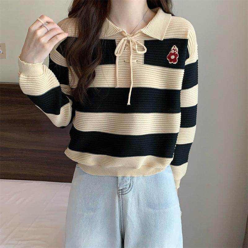 Autumn New Fashion Striped Clothes for Women – Trendy, Comfortable, and Versatile Wardrobe Essential - Magellan Fashion Shop