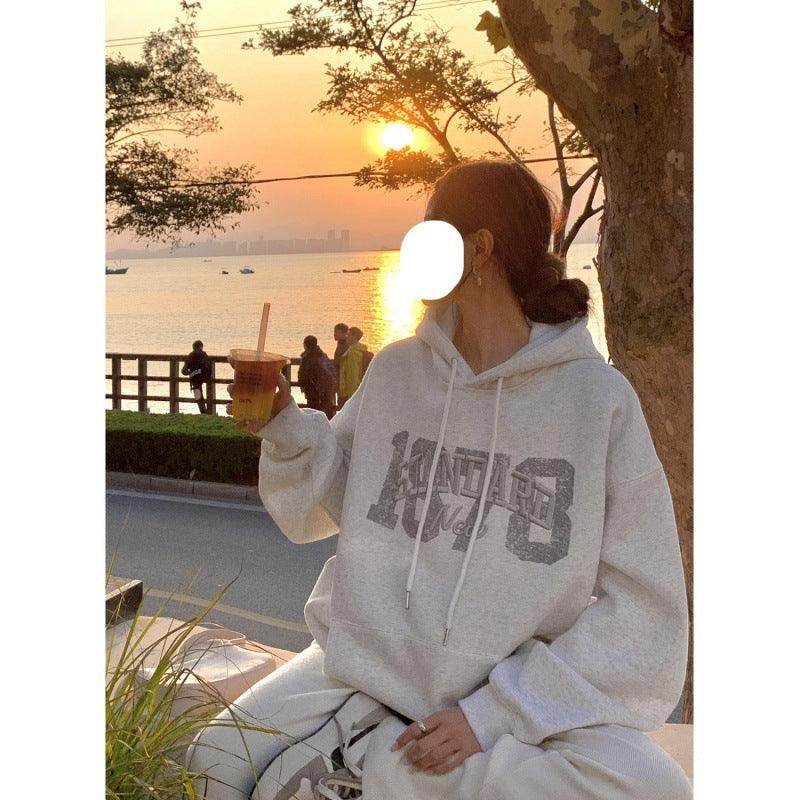Loose Long Sleeve Small Print Top - Magellan Fashion Shop