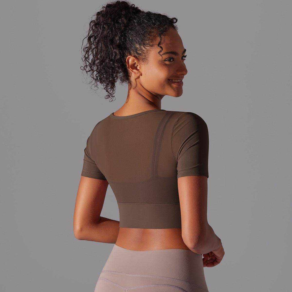 Fitness Double Layer Yoga Clothing Top Women - Magellan Fashion Shop