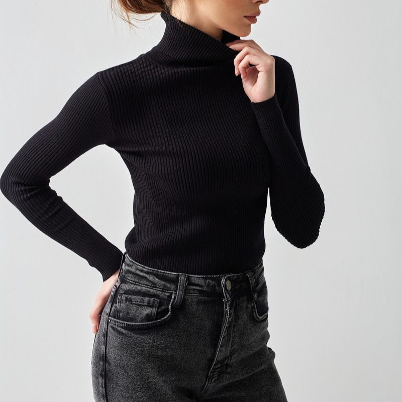 Turtleneck Sweaters Bottoming Shirt