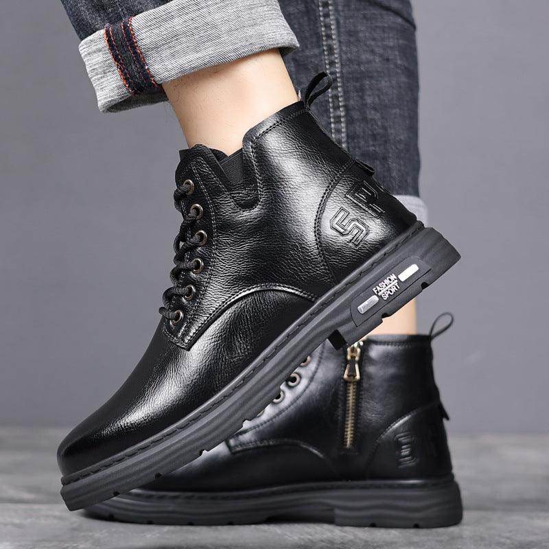 Men's Tooling Big Head Casual Boots Warm - Magellan Fashion Shop