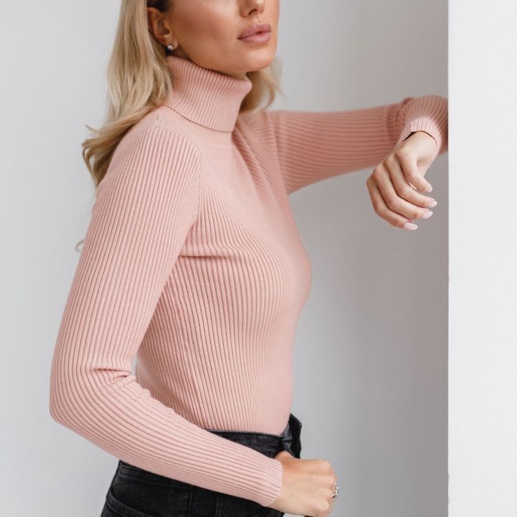Turtleneck Sweaters Bottoming Shirt