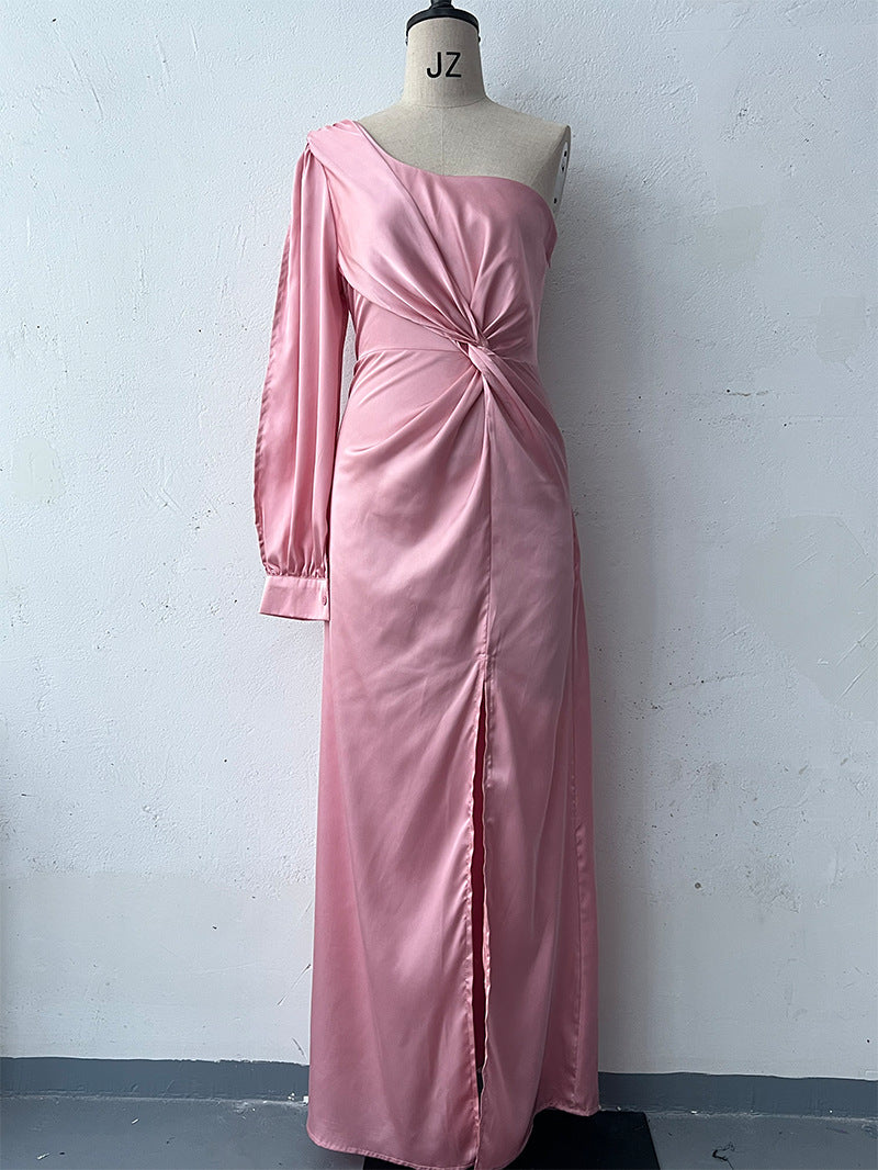 Women's One-shoulder Split Dress - Magellan Fashion Shop
