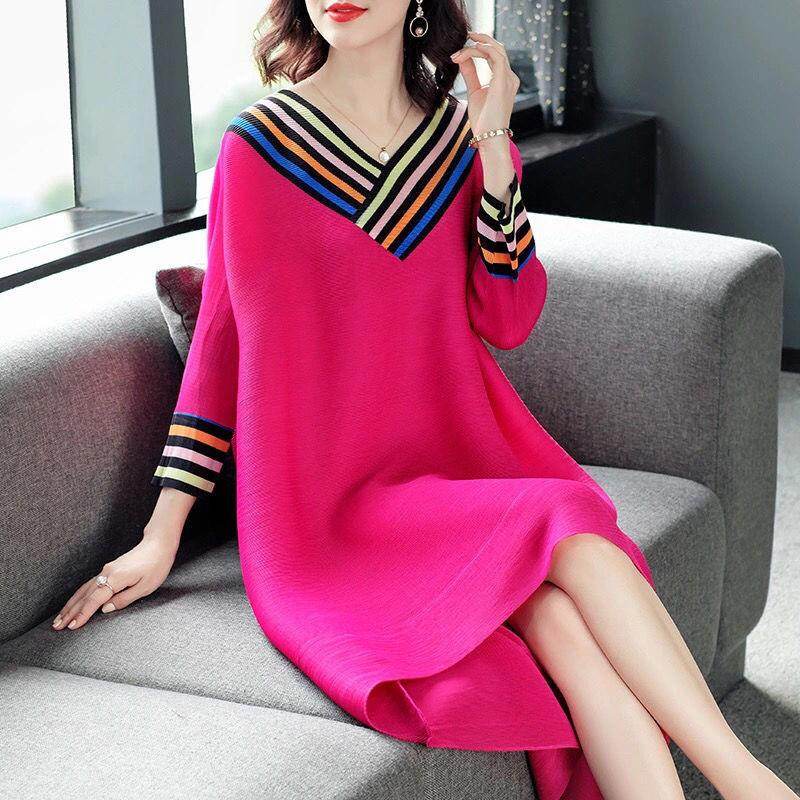 Summer New Loose Cotton Cropped Sleeves Dress Women - Magellan Fashion Shop
